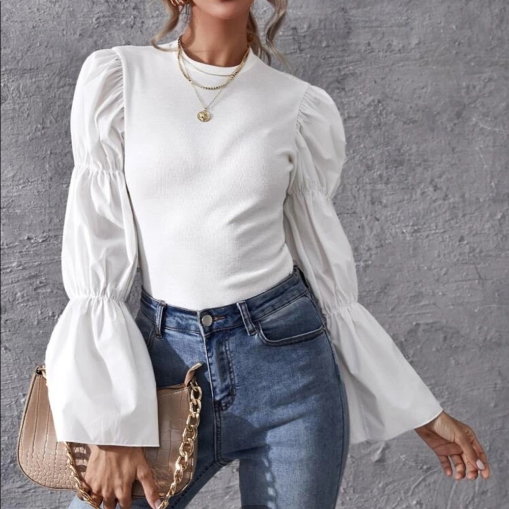 Puffy Sleeve Top